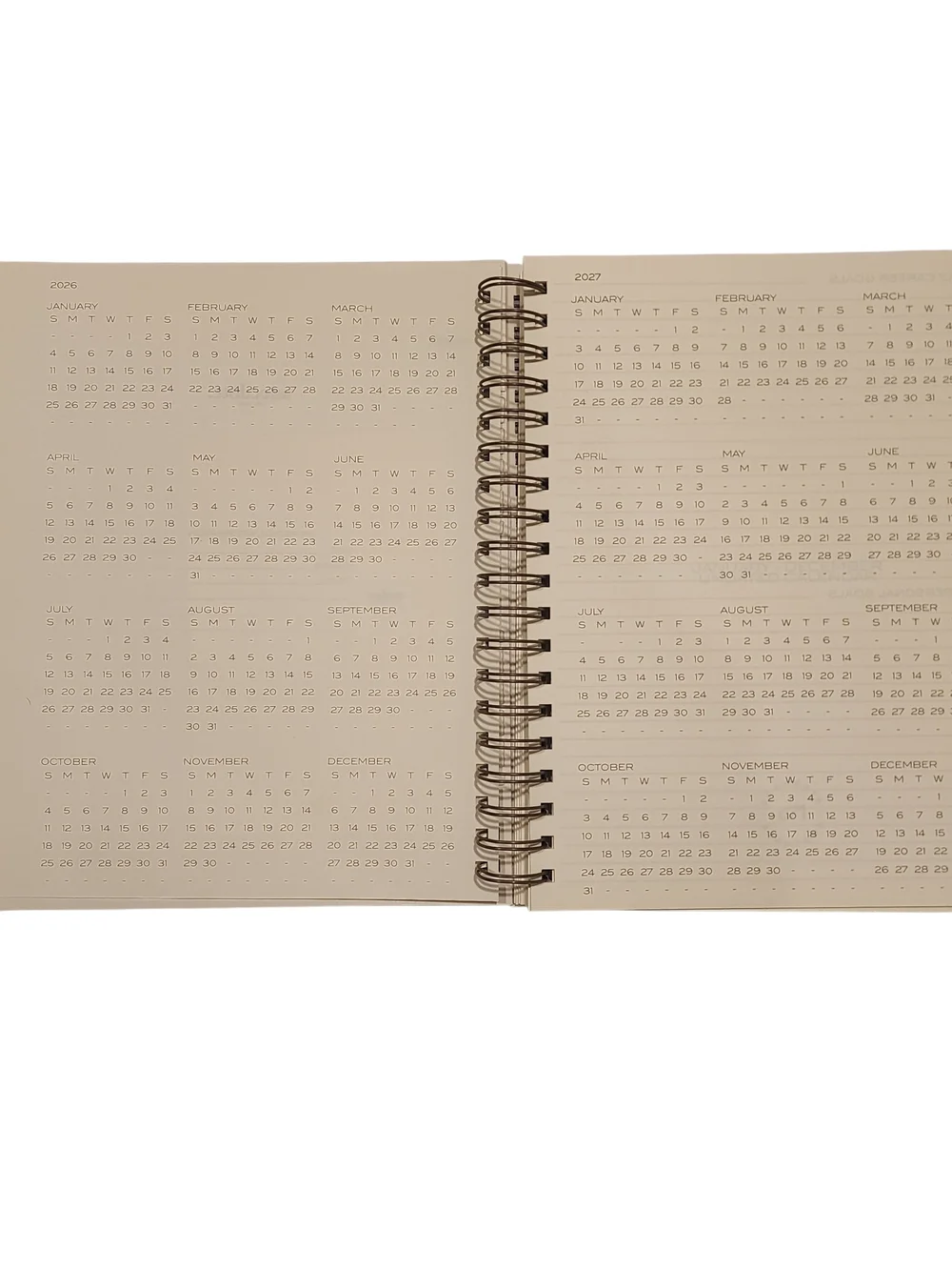 Anecdote Spiral Planner w/2026-2027 Calendar (8.5